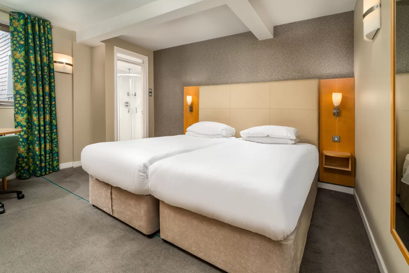 Classic twin room at The Lensbury
