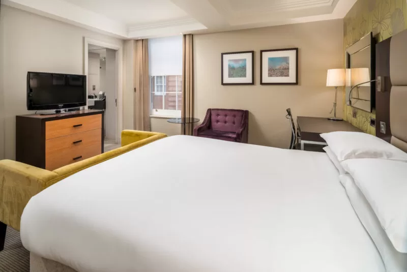 Deluxe double room at The Lensbury