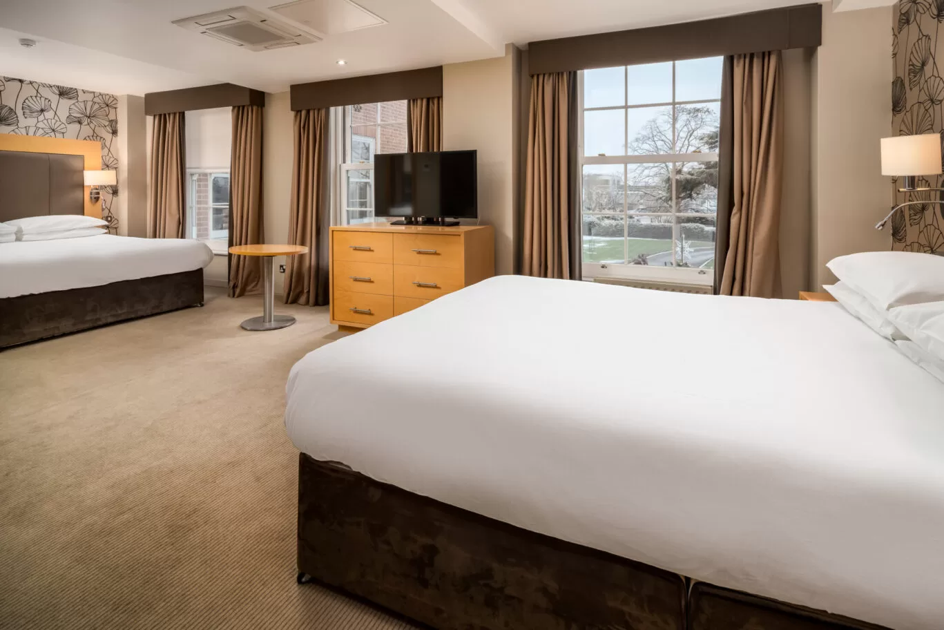 Deluxe twin room at The Lensbury