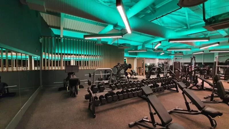 State of the art gym at The Lensbury