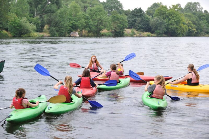 Kayak course at the Lensbury