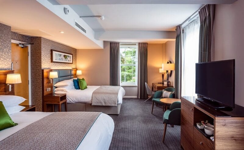 Deluxe Double Room at The Lensbury Resort, a hotel on the River Thames with pools, gym and leisure facilities