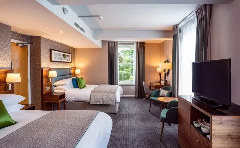 Deluxe Double Room at The Lensbury Resort, a hotel on the River Thames with pools, gym and leisure facilities