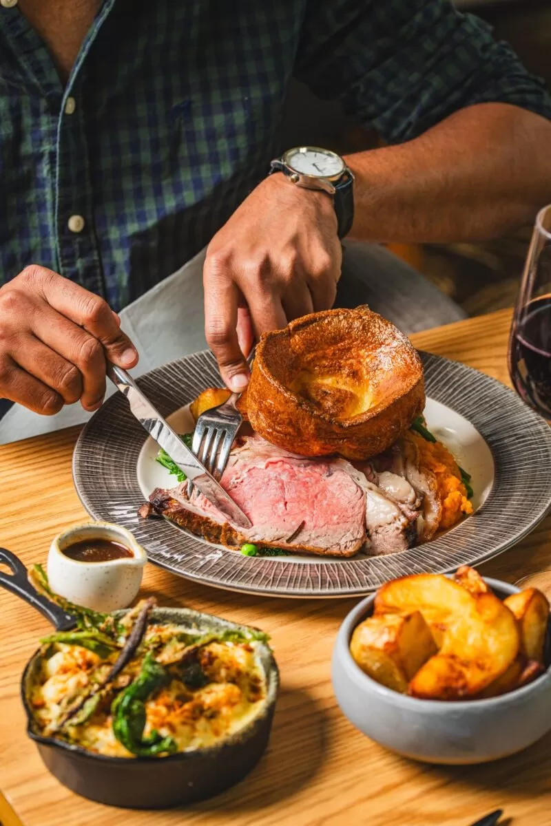 Sunday carvery at The Lensbury