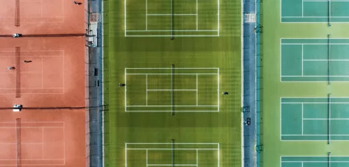 tennis courts