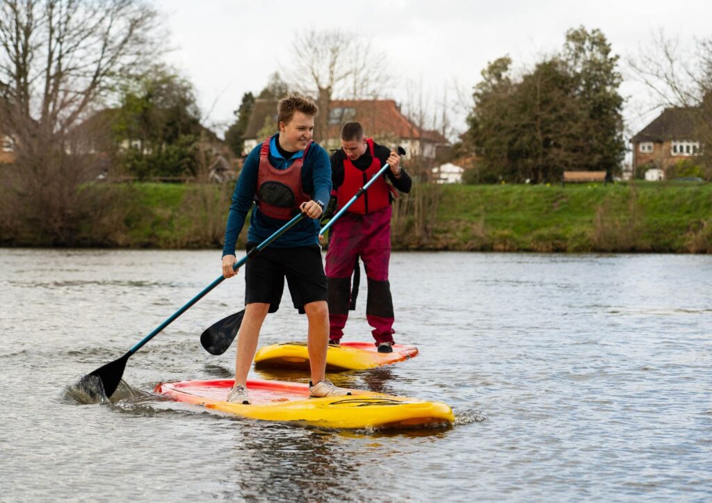 Paddle Boarding at The Lensbury Watersports Centre