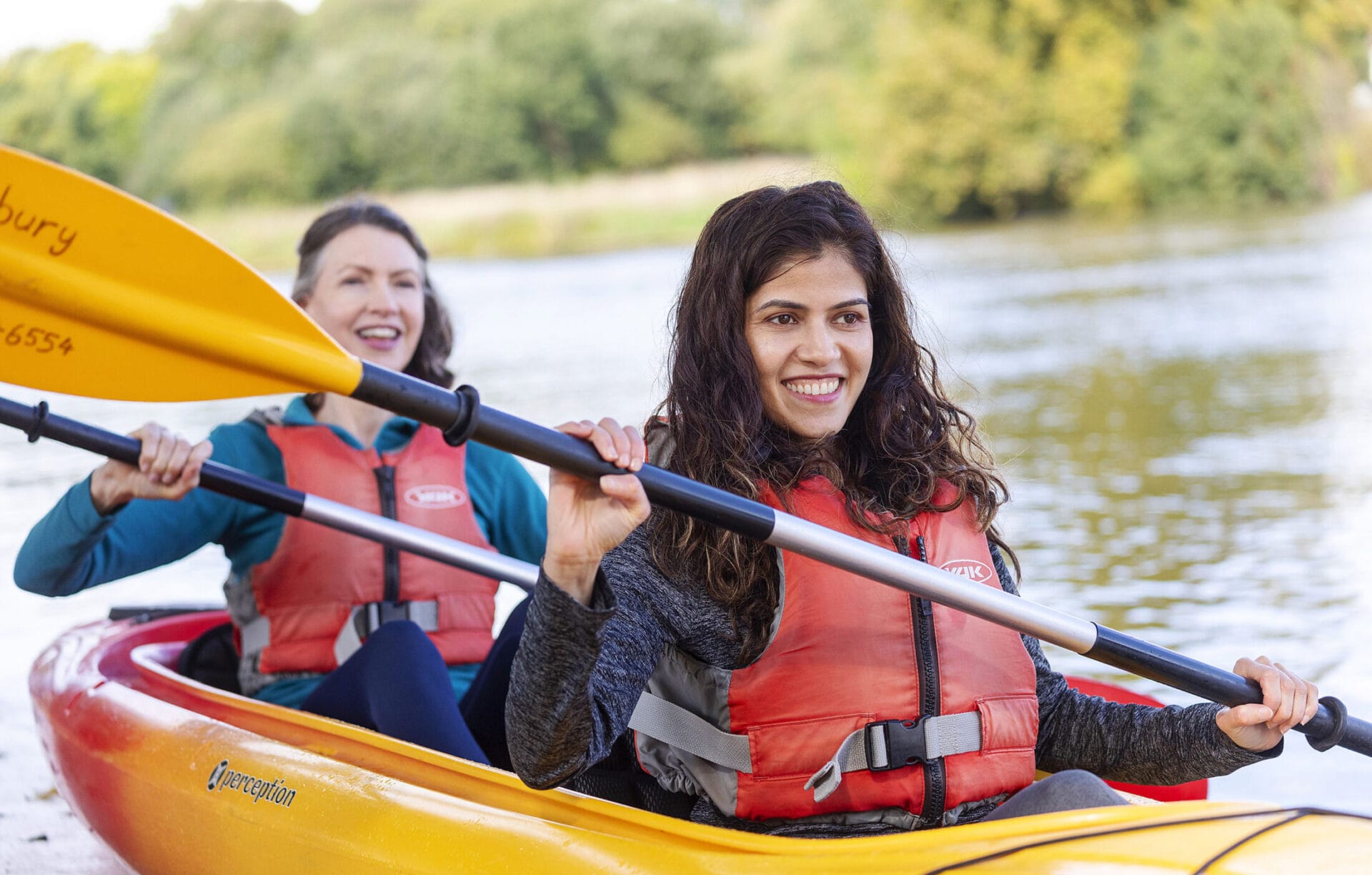 Canoeing on the Thames
