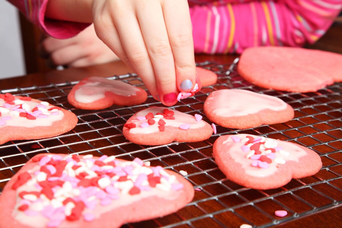Kids Decorating Biscuits