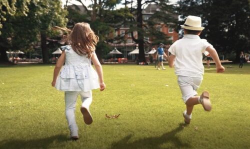 Children Running