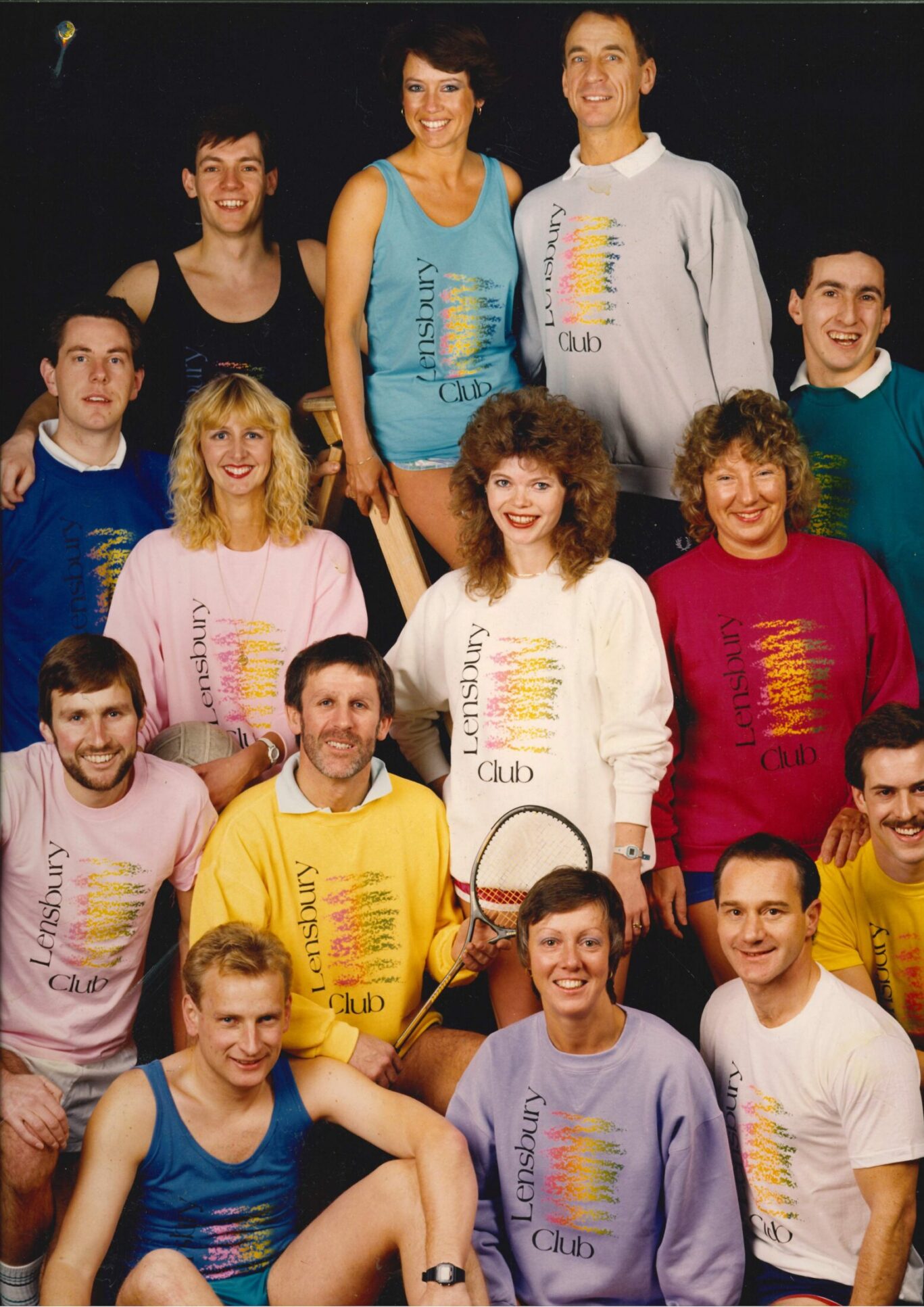 Lensbury branded clothing 1990